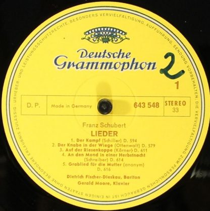 Deutsche Grammophon 2720 006 - Lieder Volume 1 - Image 18