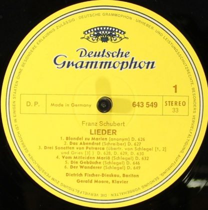 Deutsche Grammophon 2720 006 - Lieder Volume 1 - Image 19