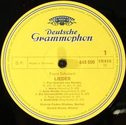 Deutsche Grammophon 2720 006 - Lieder Volume 1 - Image 21