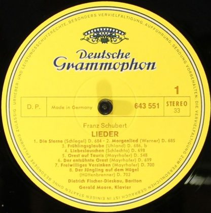 Deutsche Grammophon 2720 006 - Lieder Volume 1 - Image 23