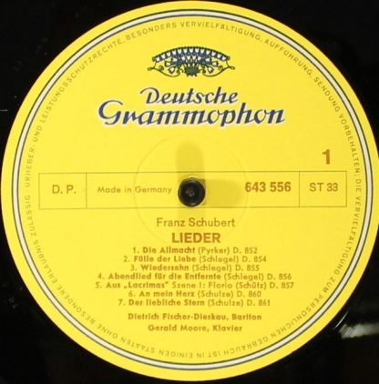 Deutsche Grammophon 2720 006 - Lieder Volume 1 - Image 27