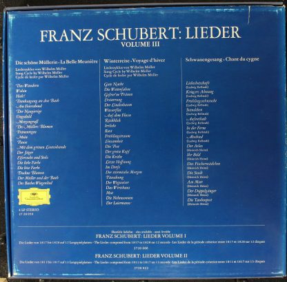 Deutsche Grammophon 2720 059 - Lieder Volume 3 / Die Schöne Müll - Image 2