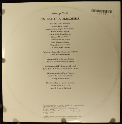 Fratelli Fabbri Editori FFE 268235 - Un Ballo In Maschera 2 - Image 2