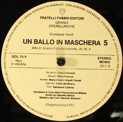 Fratelli Fabbri Editori FFE 268243 - Un Ballo In Maschera 3 - Image 6
