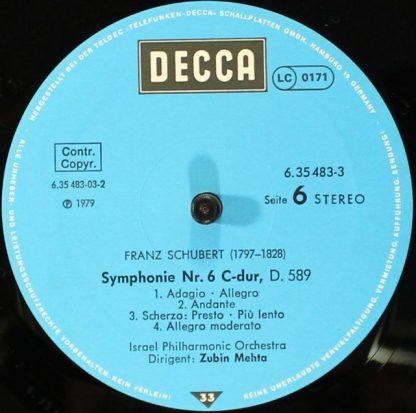 DECCA 6.35483 - Die Symphonien - Rosamunde - Image 10