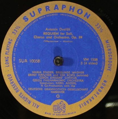 Supraphon SUA 10057/8 - Requiem - Image 6