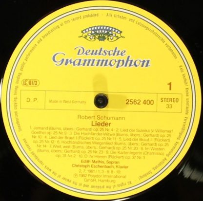 Deutsche Grammophon 2740 266 - Lieder / Frauenliebe Und Leben Op - Image 5