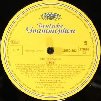Deutsche Grammophon 2740 266 - Lieder / Frauenliebe Und Leben Op - Image 10