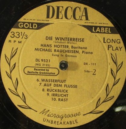DECCA DX-111 - Die Winterreise - Image 3