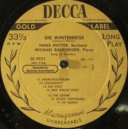 DECCA DX-111 - Die Winterreise - Image 4