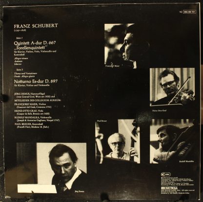 Deutsche Harmonia Mundi 1C 065-99 701 - Forellen-Quintett A-dur - Image 2