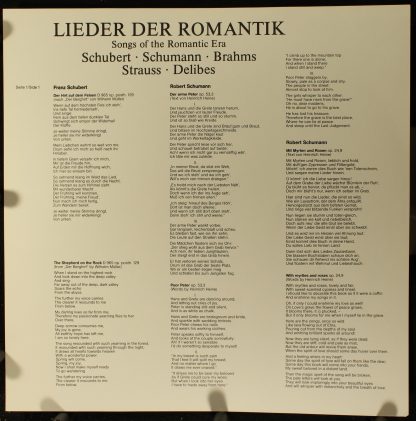 Saphir INT 130.808 - Lieder Der Romantik = Songs Of The Romantic - Image 4