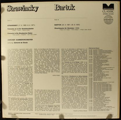 Metronome Classic 201.864 - Dumbarton Oaks / Concerto En Ré / Di - Image 2