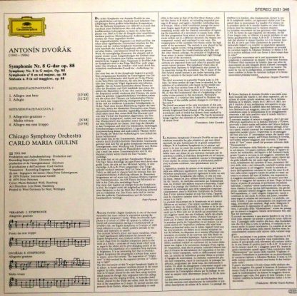 Deutsche Grammophon 2531 046 - Symphonie Nr. 8 - Image 2