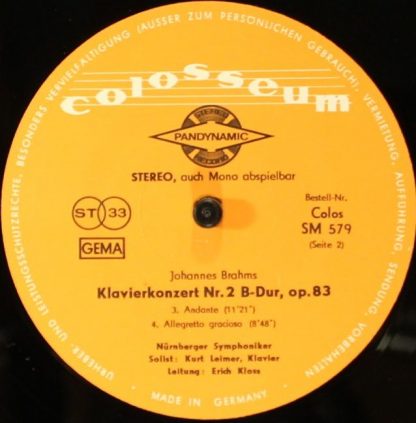 Colosseum Colos SM 579 - Klavierkonzert Nr. 2 B-dur - Image 6