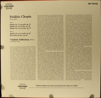 Sanol TST 76 155 - Vier Balladen / Barcarolle - Image 2