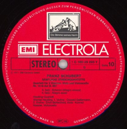 His Master's Voice 1C 185-29 289/93 Y - Sämtliche Streichquartet - Image 13
