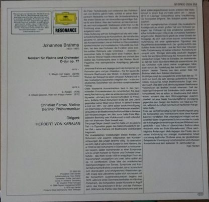 Deutsche Grammophon 2535 353 - Violinkonzert D-Dur - Image 2