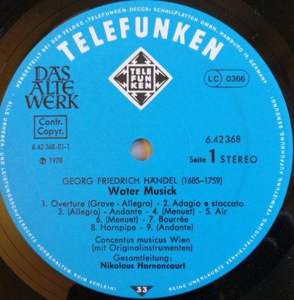 Telefunken 6.42368 AW - Water Musick - Image 5