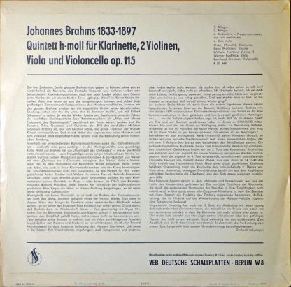 Eterna 8 20 366 - Quintett H-moll Für Klarinette, 2 Violinen, Vi - Image 2