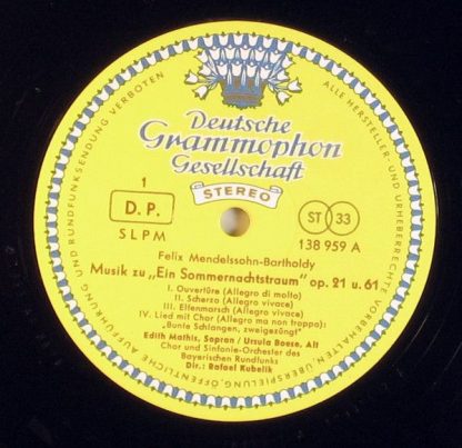 Deutsche Grammophon SLPM 138 959 - Ein Sommernachtstraum - Image 3