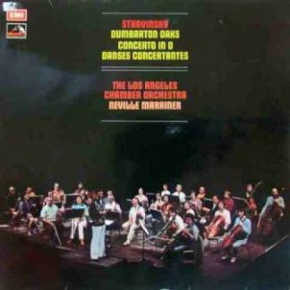 His Master's Voice ASD 3077 - Concerto In D / Danses Concertante