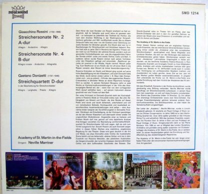 Meister Der Musik SMD 1214 - Rossini Streicher-Sonaten/ Donizett - Image 2