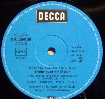 Meister Der Musik SMD 1214 - Rossini Streicher-Sonaten/ Donizett - Image 3