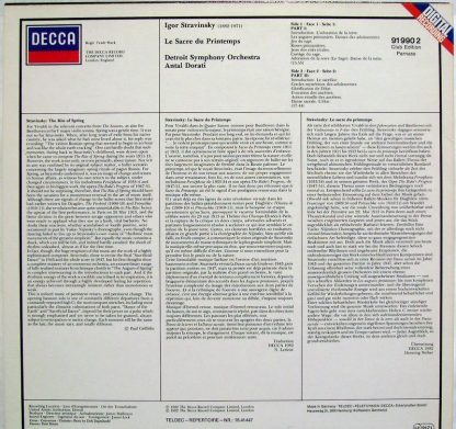 DECCA 91 990 2 - Le Sacre Du Printemps - Image 2