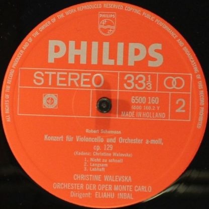Philips 6500 160 - Cello Concerto / Schelomo / Kol Nidrei - Image 4