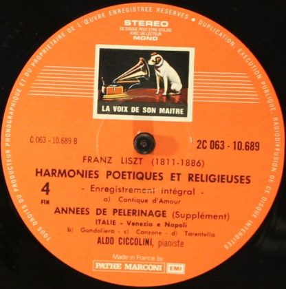 La Voix De Son Maître 2 C 063-10689 - Harmonies Poétiques Et Rel - Image 3