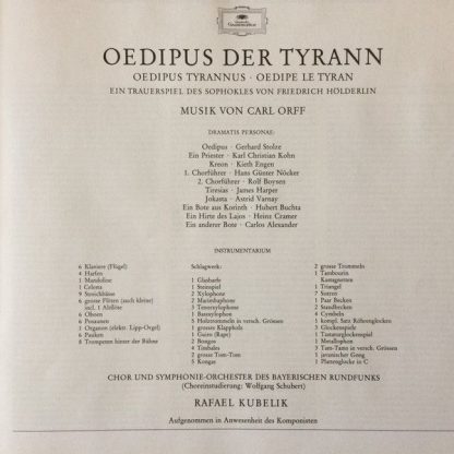 Deutsche Grammophon 2740 227 - Oedipus Der Tyrann - Image 4