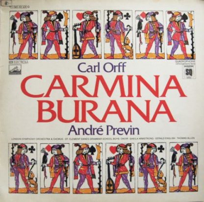 EMI SFGLP 78 438 - Carmina Burana - Image 2