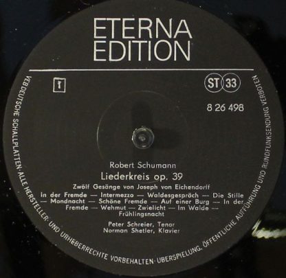 Eterna 8 26 498 - Liederkreis Op. 39 Nach Eichendorff / Die Lotu - Image 4