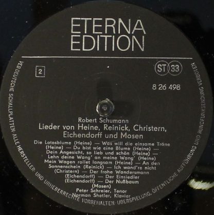 Eterna 8 26 498 - Liederkreis Op. 39 Nach Eichendorff / Die Lotu - Image 5