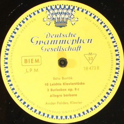 Deutsche Grammophon LPM 18 473 - Aus Dem Klavierwerk IV - Image 4
