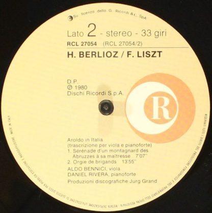 Dischi Ricordi RCL 27054 - Aroldo In Italia (Trascrizione Per Vi - Image 3