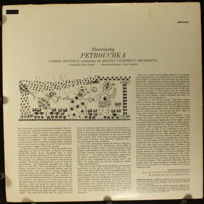 RCA Victor Red Seal LSC 2376 - Petrouchka - Image 2