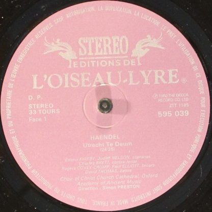 L'Oiseau-Lyre 595 039 - Utrecht Te Deum / Jubilate - Image 3