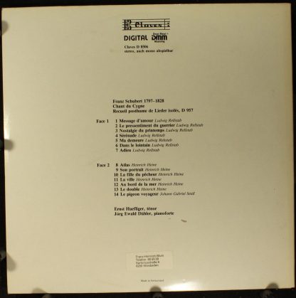 Claves D 8506 - Schwanengesang - Image 2