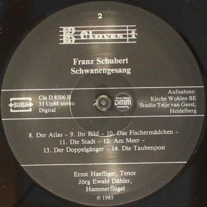 Claves D 8506 - Schwanengesang - Image 8