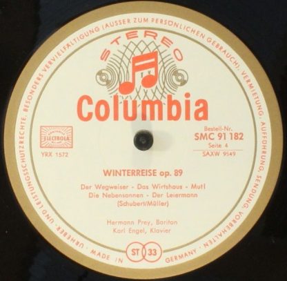 Die Stimme Seines Herrn SME 91 181/82 - Winterreise - Image 7