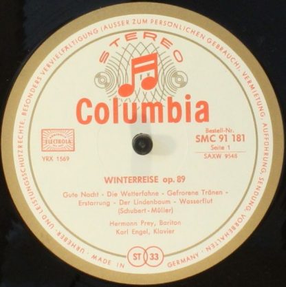 Die Stimme Seines Herrn SME 91 181/82 - Winterreise - Image 8