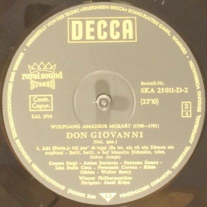 DECCA SKA 25 011-D/1-4 - Don Giovanni - Image 8