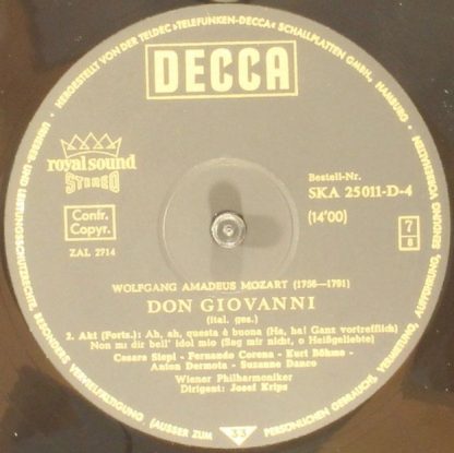 DECCA SKA 25 011-D/1-4 - Don Giovanni - Image 12