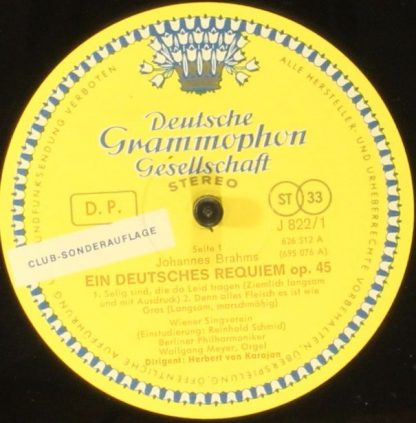 Deutscher Schallplattenclub J 822/1 - Ein Deutsches Requiem - Image 7