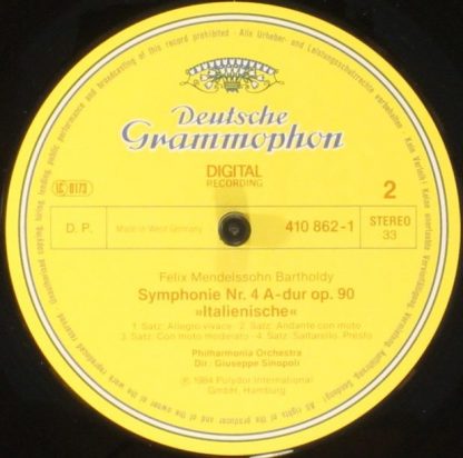 Deutsche Grammophon 410 862-1 - Symphonie No.8 "Unvollendete" / - Image 6