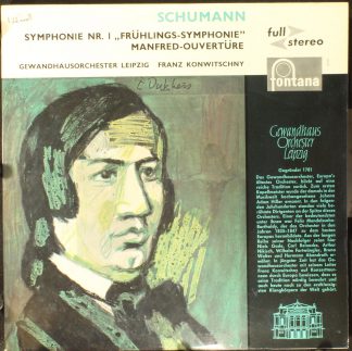 Fontana 875 038 CY - Symphonie Nr. 1 B-dur Op. 38 "Frühlingssymp