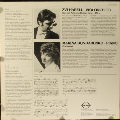 Sound-Star-Ton SST 0188 - Zvi Harell Violoncello - Marina Bondar - Image 2