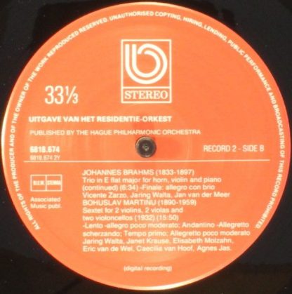 Residentie-Orkest 6818.673/674 - Soloists From The Orchestra Pla - Image 7